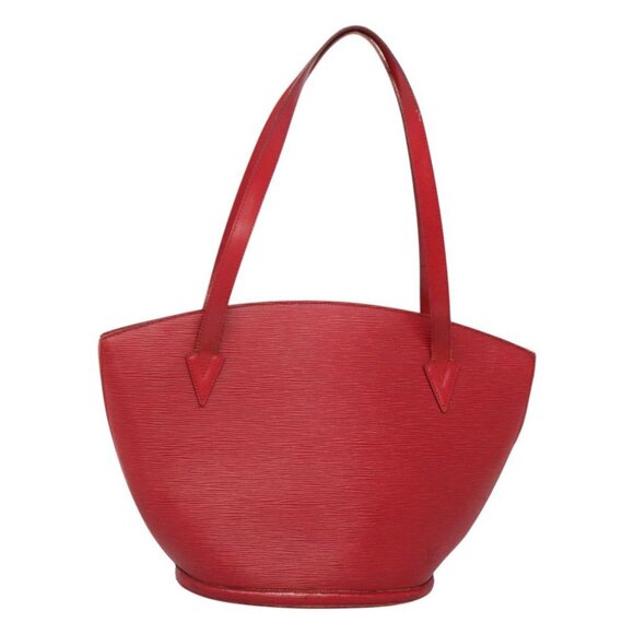 LOUIS VUITTON Epi Saint Jacques Shopping Shoulder Bag Red M52277 LV Auth 116674 - Picture 1 of 16